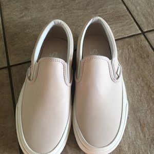 Vans tennis shoe slip ons